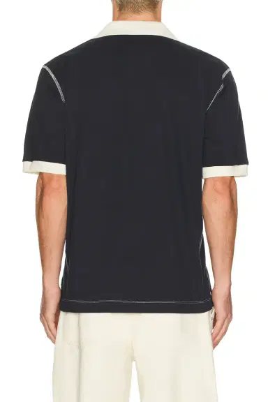 Nicholas Daley Striped Rugby Polo | Thumbnail 2