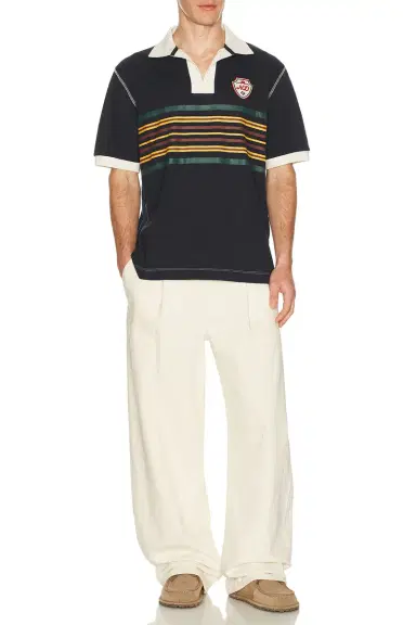 Nicholas Daley Striped Rugby Polo | Thumbnail 3