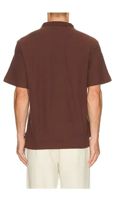 Brixton Theo Jacquard Short Sleeve Polo | Thumbnail 2 Brixton Theo Jacquard Short Sleeve Polo | Thumbnail 2