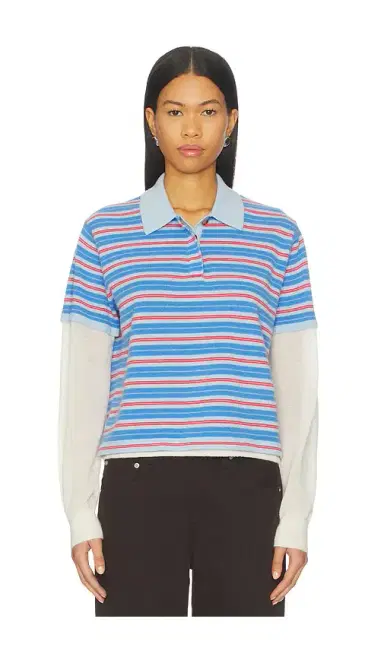 Guest In Residence Layered Stripe Rugby | Thumbnail 2