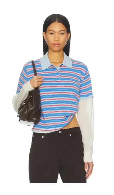 Guest In Residence Layered Stripe Rugby | Thumbnail 1