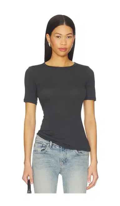 Skims Sheer Modal T-shirt | Thumbnail 1