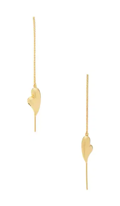 Jenny Bird Puffy Heart Threaders Earrings | Thumbnail 1