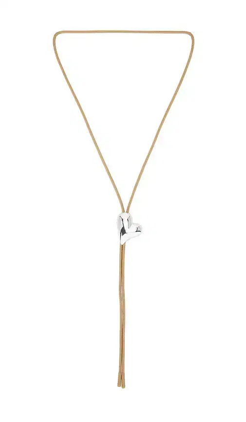 Jenny Bird Art Heart Bolo Tie Necklace