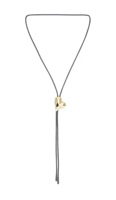 Jenny Bird Art Heart Bolo Tie Necklace | Thumbnail 1 Jenny Bird Art Heart Bolo Tie Necklace | Thumbnail 1