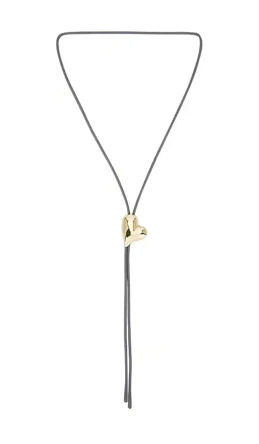 Jenny Bird Art Heart Bolo Tie Necklace