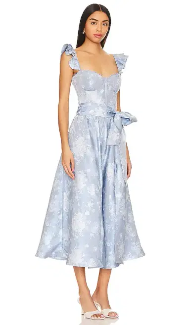 V. Chapman Vera Corset Midi Dress | Thumbnail 2