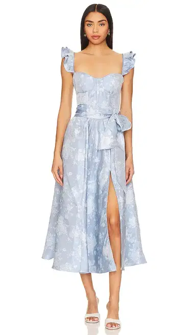 V. Chapman Vera Corset Midi Dress | Thumbnail 1