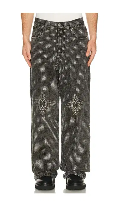 Birth Of Royal Child 20K Diamond Stellar Denim Pants | Thumbnail 1
