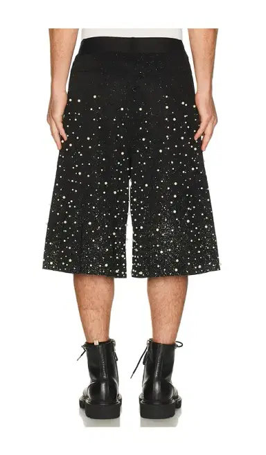 Birth Of Royal Child Pearl Pleated Wide Shorts | Thumbnail 2 Birth Of Royal Child Pearl Pleated Wide Shorts | Thumbnail 2