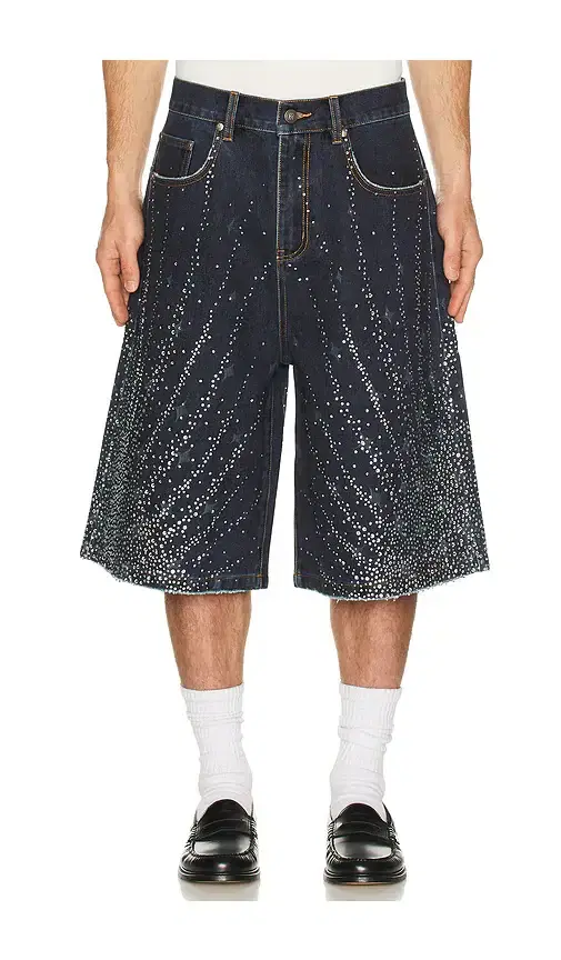 20K Diamond Starlight Denim Shorts