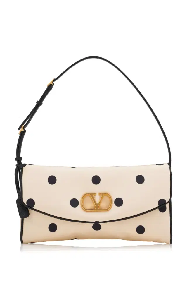 Valentino Garavani Devain Silk Moiré Clutch