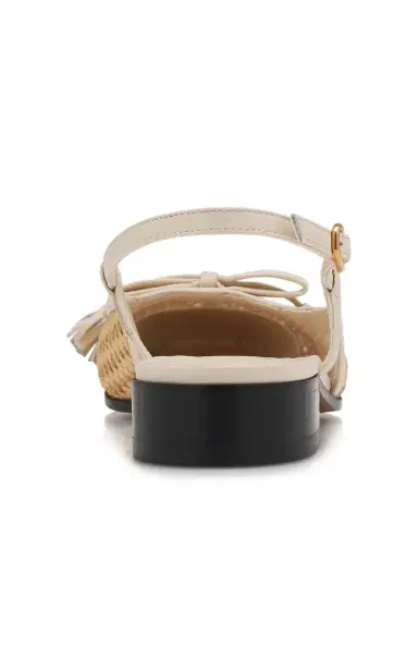Valentino Garavani Valet Du Roi Leather Slingback Ballerinas | Thumbnail 5
