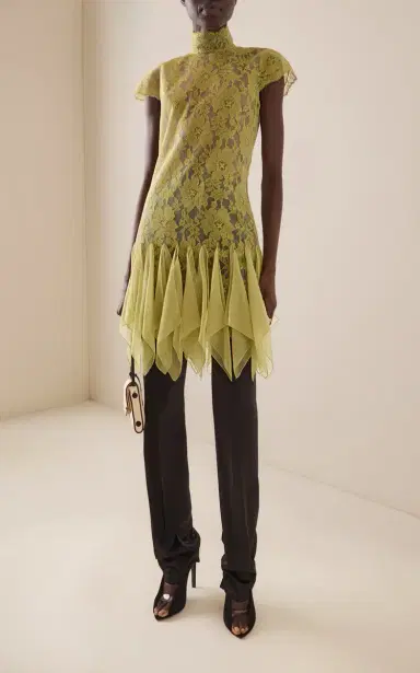 Valentino Garavani Tailored Elegance Silk-Blend Straight-Leg Pants | Thumbnail 3