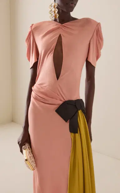 Valentino Garavani Drapes Sable Midi Dress | Thumbnail 3