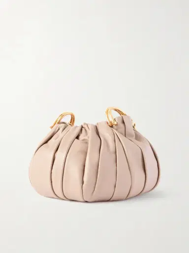 Chloé Pleated Leather Shoulder Bag | Thumbnail 4 Chloé Pleated Leather Shoulder Bag | Thumbnail 4