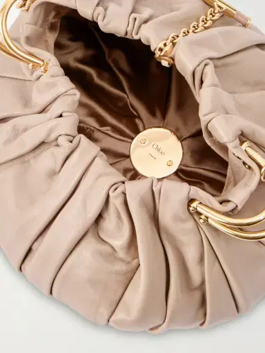Chloé Pleated Leather Shoulder Bag | Thumbnail 6 Chloé Pleated Leather Shoulder Bag | Thumbnail 6
