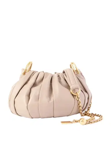 Chloé Pleated Leather Shoulder Bag | Thumbnail 1 Chloé Pleated Leather Shoulder Bag | Thumbnail 1