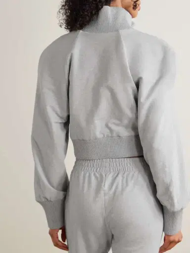 Norma Kamali Oversized Stretch-cotton Jersey Bomber Jacket | Thumbnail 3