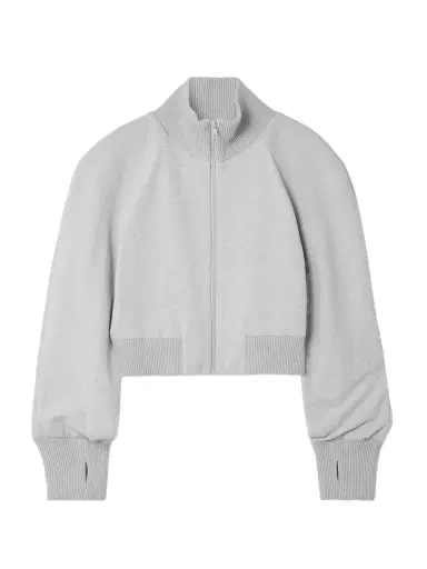 Norma Kamali Oversized Stretch-cotton Jersey Bomber Jacket | Thumbnail 1