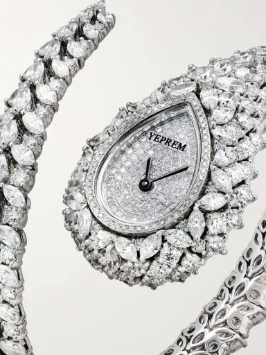 YEPREM Y-momento 18-karat White Gold Diamond Watch | Thumbnail 3