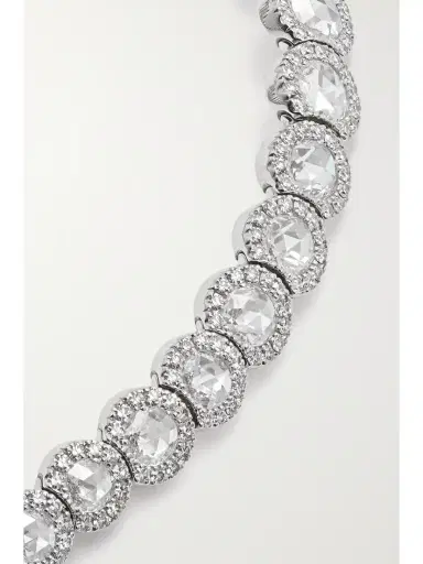 David Morris 18-karat White Gold Diamond Necklace | Thumbnail 6 David Morris 18-karat White Gold Diamond Necklace | Thumbnail 6