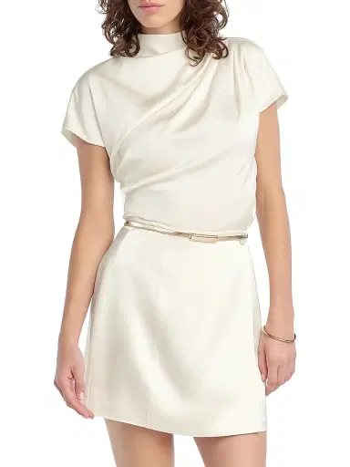 Favorite Daughter Women's The Graceful Draped Short-Sleeve Top | Thumbnail 2 Favorite Daughter Women's The Graceful Draped Short-Sleeve Top | Thumbnail 2
