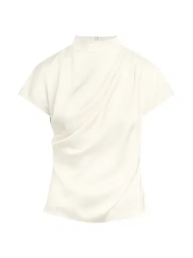 Favorite Daughter Women's The Graceful Draped Short-Sleeve Top | Thumbnail 1 Favorite Daughter Women's The Graceful Draped Short-Sleeve Top | Thumbnail 1
