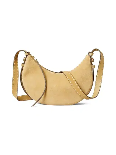 Tory Burch Women's Romy Half Moon Shoulder Bag - Butter | Thumbnail 6