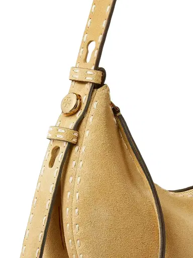 Tory Burch Women's Romy Half Moon Shoulder Bag - Butter | Thumbnail 7