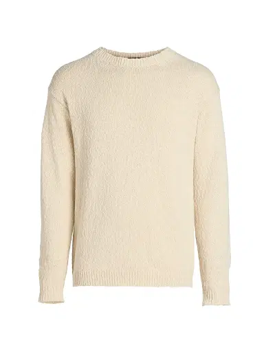 Saks Fifth Avenue Men's COLLECTION Textured Cotton-Silk Knit Crewneck Sweater - Beige - Size XXL | Thumbnail 1 Saks Fifth Avenue Men's COLLECTION Textured Cotton-Silk Knit Crewneck Sweater - Beige - Size XXL | Thumbnail 1