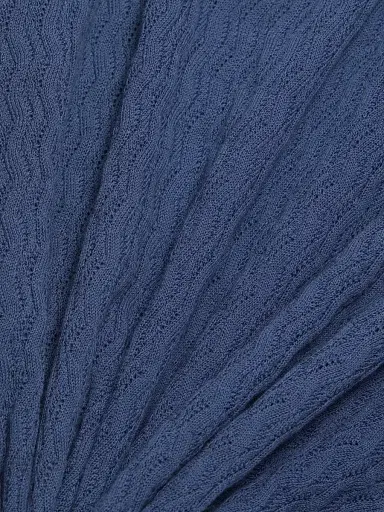 Saks Fifth Avenue Men's COLLECTION Basketweave Knit Cotton Polo Shirt - Blue - Size XXL | Thumbnail 7 Saks Fifth Avenue Men's COLLECTION Basketweave Knit Cotton Polo Shirt - Blue - Size XXL | Thumbnail 7