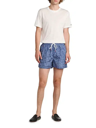 Kiton Men's Floral Swim Shorts | Thumbnail 2 Kiton Men's Floral Swim Shorts | Thumbnail 2