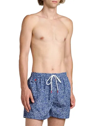 Kiton Men's Floral Swim Shorts | Thumbnail 4 Kiton Men's Floral Swim Shorts | Thumbnail 4