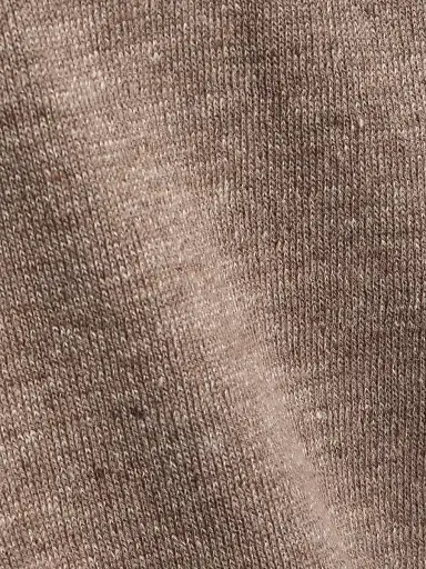 Saks Fifth Avenue Men's COLLECTION Tipped Linen-Cotton Knit Polo Shirt - Brown White - Size XL | Thumbnail 7