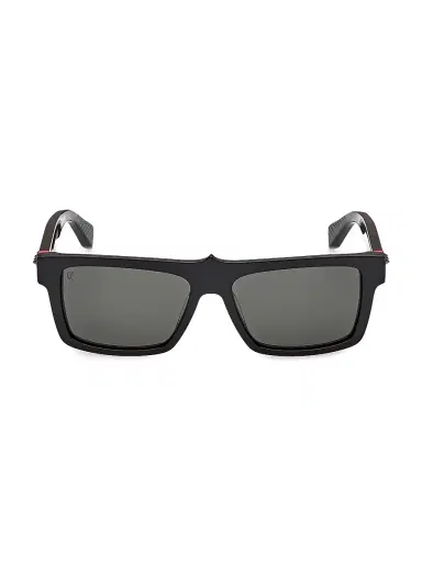 Christian Louboutin Men's 57MM Rectangular Sunglasses | Thumbnail 2 Christian Louboutin Men's 57MM Rectangular Sunglasses | Thumbnail 2