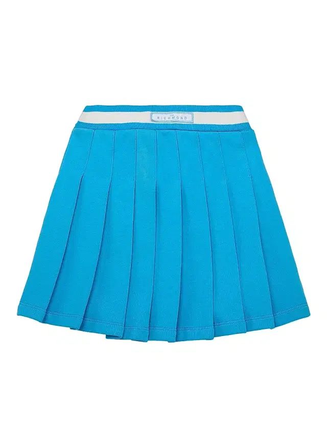 John Richmond x Eva Leah Little Girl's & Girl's Pleated Cotton Skirt - Azure
