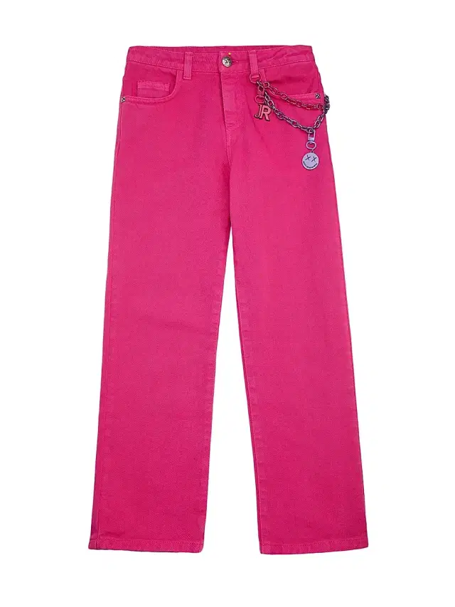John Richmond x Eva Leah Little Girl's & Girl's Cotton Straight-Leg Pants - Purple