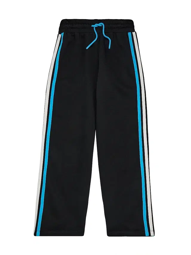 John Richmond x Eva Leah Little Girl's & Girl's Striped Fleece Sweatpants - Black