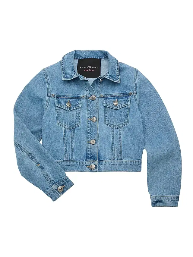 John Richmond x Eva Leah Little Girl's & Girl's Denim Jacket - Blue