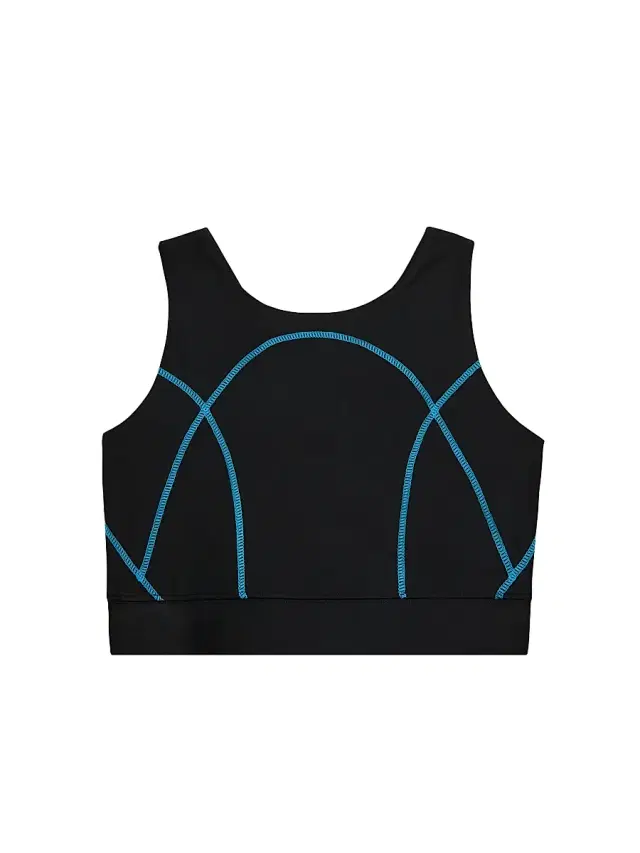 John Richmond x Eva Leah Little Girl's & Girl's Sport Crop Top - Black