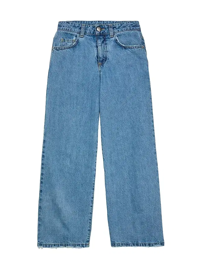 John Richmond x Eva Leah Little Girl's & Girl's Straight-Leg Jeans - Blue