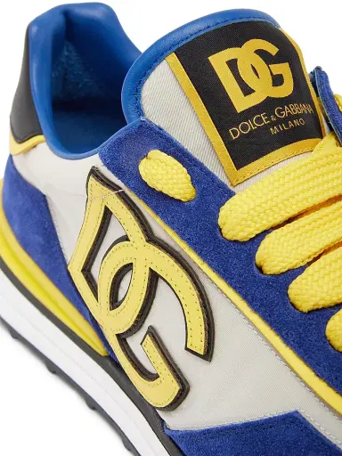 Dolce & Gabbana Men's Logo Nylon & Suede Low-Top Sneakers - Sole Royal - Size 13 | Thumbnail 5 Dolce & Gabbana Men's Logo Nylon & Suede Low-Top Sneakers - Sole Royal - Size 13 | Thumbnail 5