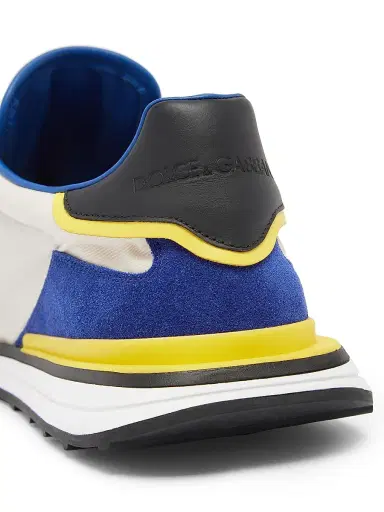 Dolce & Gabbana Men's Logo Nylon & Suede Low-Top Sneakers - Sole Royal - Size 13 | Thumbnail 8 Dolce & Gabbana Men's Logo Nylon & Suede Low-Top Sneakers - Sole Royal - Size 13 | Thumbnail 8
