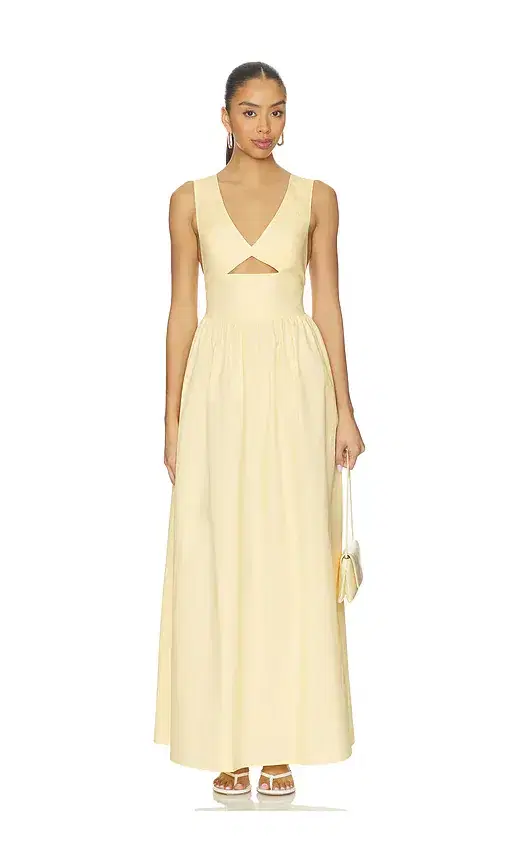 Poplin Cross Back Dress