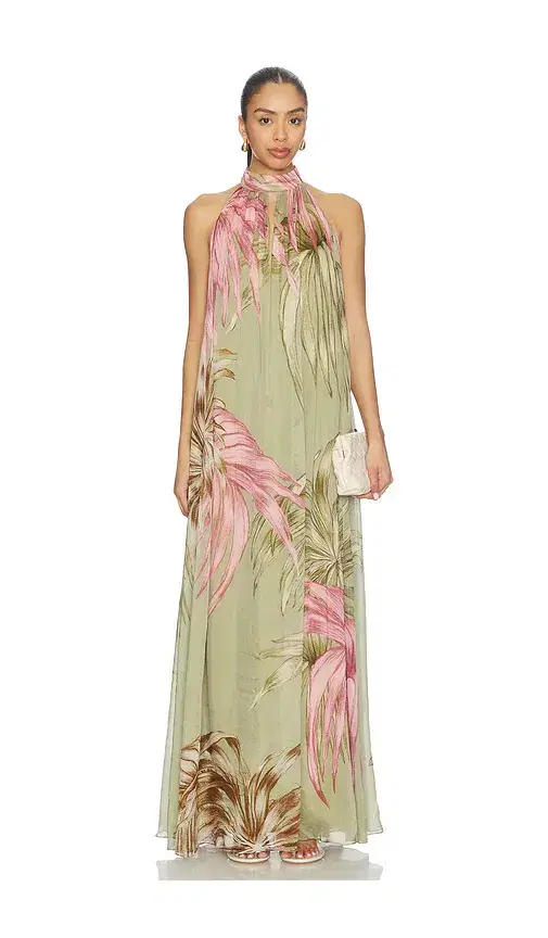 ROCOCO SAND Flared Maxi Dress