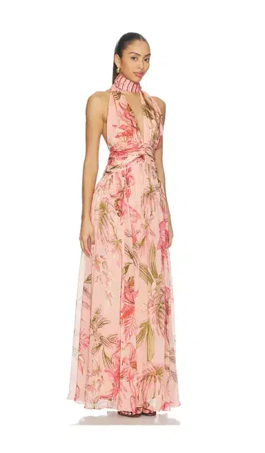 ROCOCO SAND Ruched Sash Maxi Dress | Thumbnail 2 ROCOCO SAND Ruched Sash Maxi Dress | Thumbnail 2