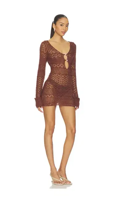 SNDYS Shani Crochet Mini Dress | Thumbnail 2 SNDYS Shani Crochet Mini Dress | Thumbnail 2