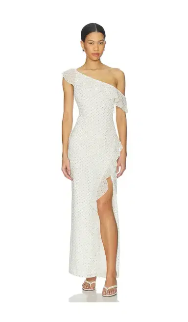SNDYS Reyen Frill Maxi Dress | Thumbnail 1 SNDYS Reyen Frill Maxi Dress | Thumbnail 1