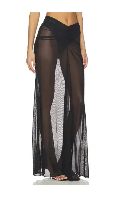 Lapointe Ruched Maxi Skirt | Thumbnail 2 Lapointe Ruched Maxi Skirt | Thumbnail 2
